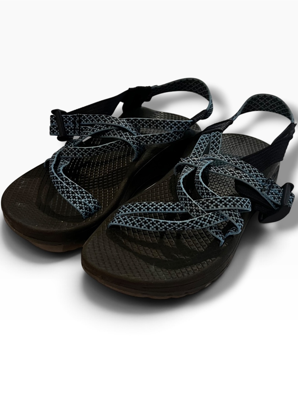Chaco Ecotread Women Size 5 Shoes Green Teal Strappy Outdoor Sandals E-5